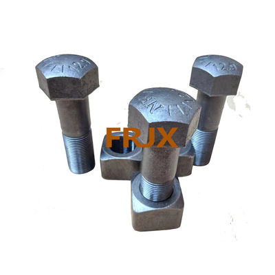 Kalite  Heavy Duty Excavator Track Bolts New Quenching And Tempering Heat Treatment Zinc Finish Fabrika