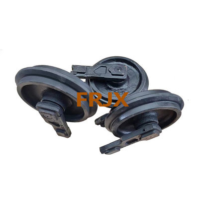 Mini kazık makinesi parçaları Hitachi EX17 EX30 kazık makinesi idler rulo EX55 rehber tekerleği EX70 inşaat makinesi parçaları