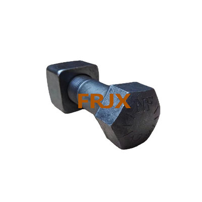 ZA Bulldozer Track Bolts Grade 12.9 HRC52-58 Soğuk şekillendirilmiş güçlü metal bolts ISO sertifikalı