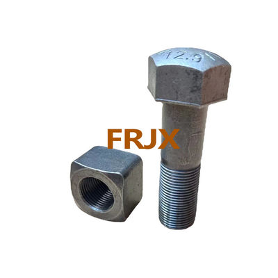 ZA Bulldozer Track Bolts Grade 12.9 HRC52-58 Soğuk şekillendirilmiş güçlü metal bolts ISO sertifikalı