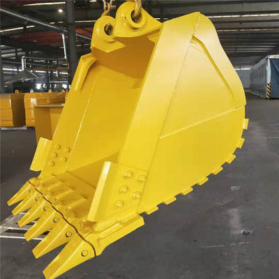 Sarı toz kaplı ağır yük kazma kova 1 metreküp kapasitesi Çoğu kazıcı modeli için