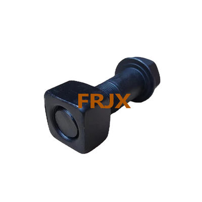 Sıcak şekillendirilmiş Buldozer Track Bolts Zinc Finish ve Forging Casting Teknolojisi ile