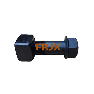 Sıcak şekillendirilmiş Buldozer Track Bolts Zinc Finish ve Forging Casting Teknolojisi ile