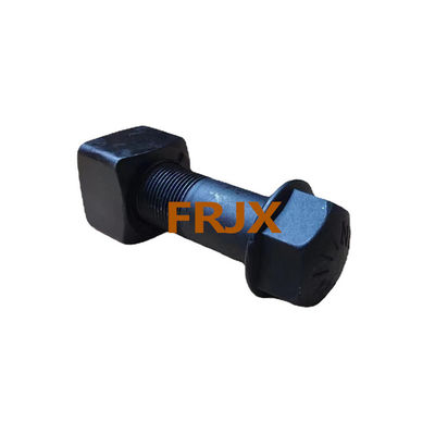 Sıcak şekillendirilmiş Buldozer Track Bolts Zinc Finish ve Forging Casting Teknolojisi ile